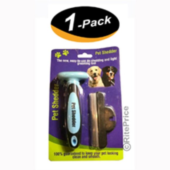 Pet Shedder THE EASY TO USE DE SHEDDING AND LIGHT GROOMING TOOL (1 Pack) - New - Picture 1 of 9